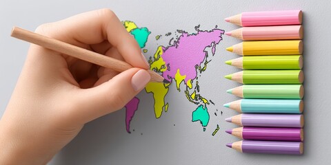 A marketing department planning international campaign localization