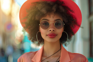 A stylish individual showcasing a trendy outfit with confidence and flair, exuding a sense of fashion and sophistication in their choice of clothing  