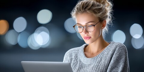 A tech investor reading a whitepaper focused on smart contract innovation