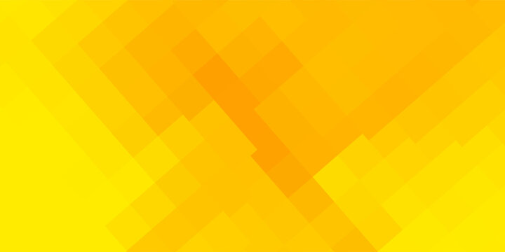 Abstract yellow square shape with futuristic concept background.vector