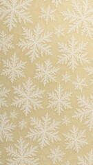 Fototapeta premium Elegant snowflake pattern wallpaper for mobile