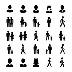 set of people icons