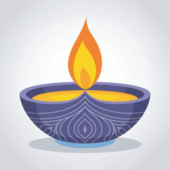 burning fire and candle flame vector illustration design