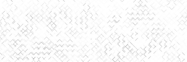 Squared wide black grid paper. Mathematics pattern. Notebook sheet blank. Typography template for making notebooks production, for school. Education backdrop. Black grid texture on white background.