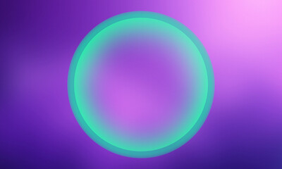 Glowing orb on a purple and pink gradient background