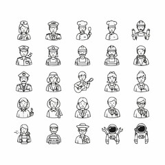 set of business icons