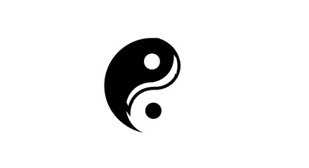 Yin and Yang symbol representing balance and harmony in Chinese philosophy and culture