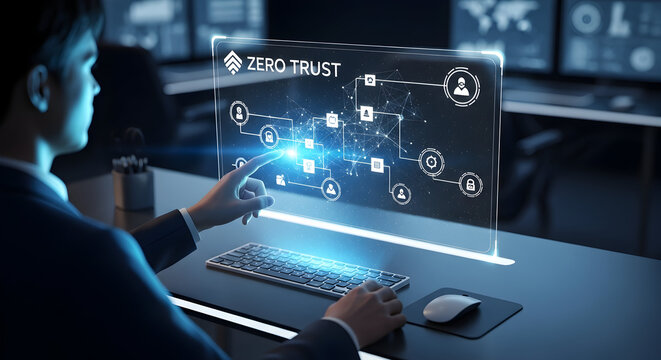 Innovative zero trust network access for secure data protection system
