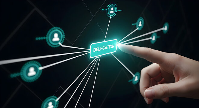 Streamline workflow with dynamic delegation network and smart automation