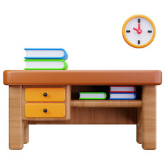 Wooden Study Desk