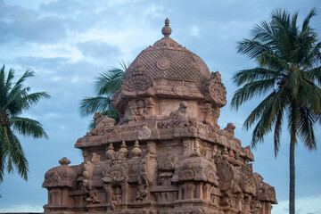 Gangaikonda Cholapuram temple was built by Rajendra Chola I (son of the great Rajaraja Chola I) to commemorate his victorious military campaigns to the Ganges river in North India.