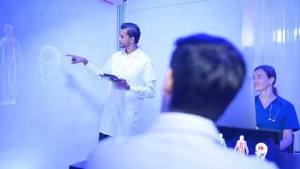 Doctors and medical professionals discuss preparing for physical and brain