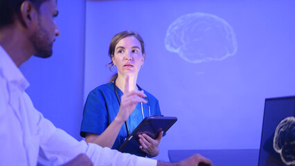 Doctors and medical professionals discuss preparing for physical and brain