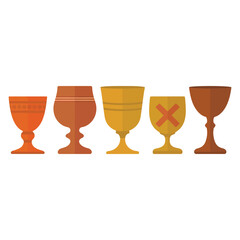 Vintage Style Chalice Illustrations Perfect for Creative Projects