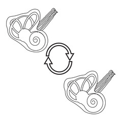 Cochlea Implant line icon