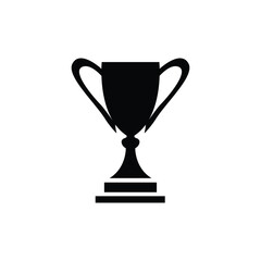 Webtrophy logo vector design  trophy logo for tournament winners and championship awards