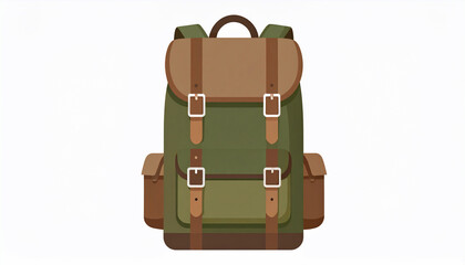 Hiking Backpack Illustration