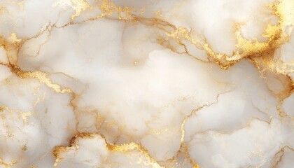 Fototapeta premium Elegant gold and white marble texture background