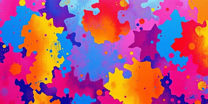 Abstract textured background, created with sponge painting techniques,   interior design,   colorful