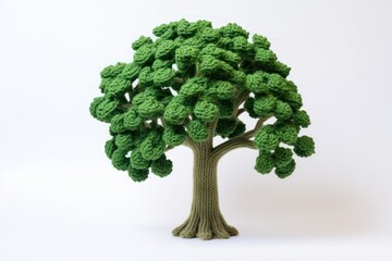 Fototapeta premium Broccoli bonsai plant green.