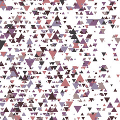 Polygonal rainbow mosaic background. Abstract low poly vector illustration. Triangular pattern in halftone style. Template geometric business design with triangle for poster, banner, card, flyer.