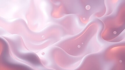 Obraz premium Soft pink and purple silk fabric texture with flowing wave pattern and light.