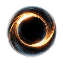 Stunning black hole emission swirling cosmic energy interstellar phenomenon
