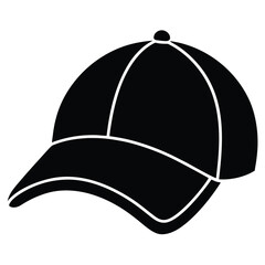 baseball cap hat  casual fashion vector icon
