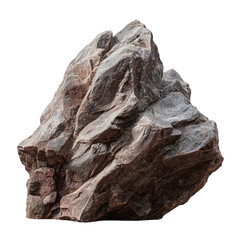 Natural stone boulder rock formation showing earthy tones and rugged texture