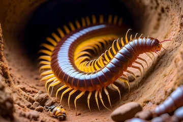 Millipede’s vibrant stripes and ant’s presence inspire youth to explore insect diversity

