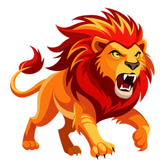 illustration of lion