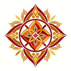 abstract flower design