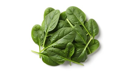 Fototapeta premium Fresh vibrant spinach leaves ready for your healthy recipes and creative food designs