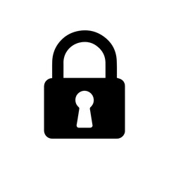 Door lock child safety symbol icon with transparent background — representing home security, childproof safety, or baby protection feature.
