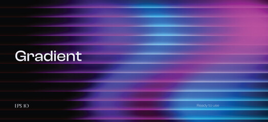 Modern abstract stepped gradient design, composition vibrant colors