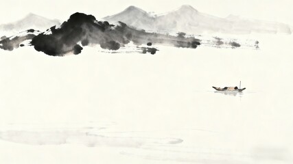 Ink - wash Landscape Painting