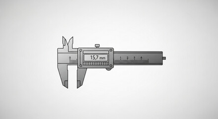 Vernier caliper for precise measurement