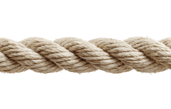 Close-up of a light beige rope (1)