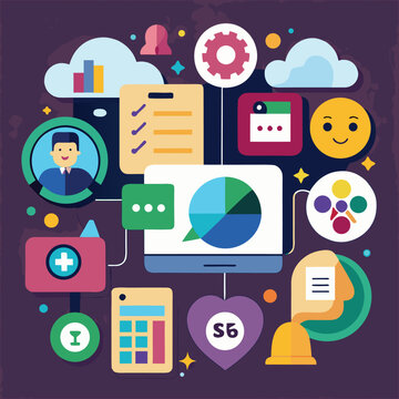 remote collaboration tools icons   slack  teams  z.eps