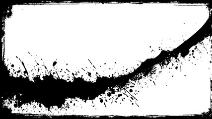 Black and White Abstract Swirl Background – High-Contrast Ink Art Texture Black and White Cracked Texture – High-Detail Distressed Surface Background  Grunge Brush Stroke Texture Pack – Black and Whit