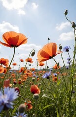 field of poppies