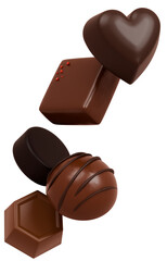 3D素材チョコレート