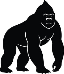 Obraz premium A simple black vector silhouette of a walking woman's body illustration outlines a person's design