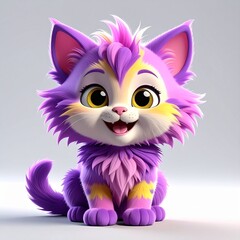 purple cat