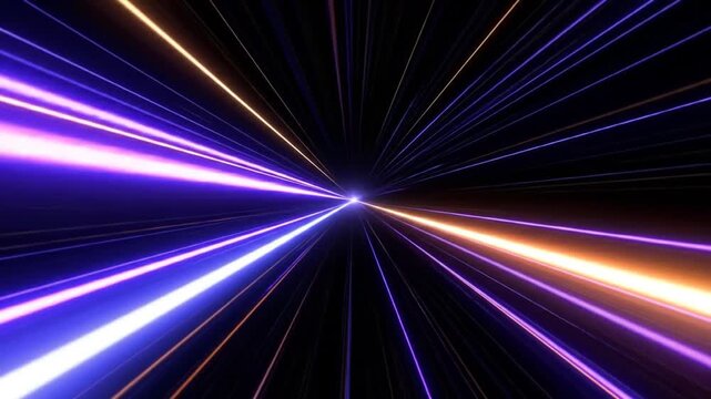 Abstract Speed Lines, Futuristic Visual Effect