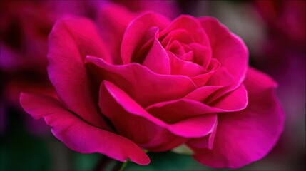 Naklejka premium Blooming rose close-up botanical garden macro photography vibrant colors natural setting beauty and nature