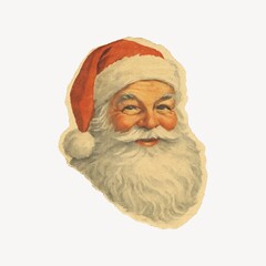 Vintage Santa Claus illustration