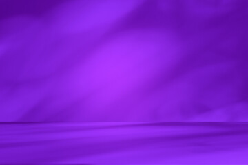 Wall interior background, studio and backdrops show products.with shadow from window color white and blue background for text insertion and presentation product	