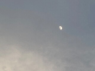 moon and clouds