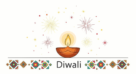 Hindu diwali day, happy diwali illustration #44